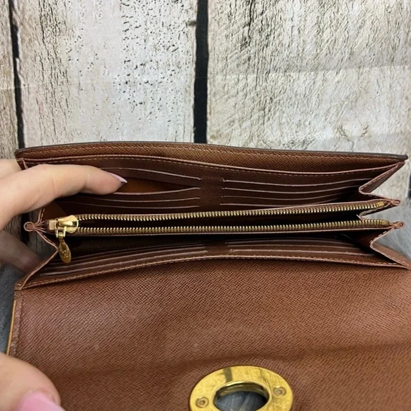 ✨LOUIS VUITTON✨VINTAGE✨- Bowtie LONG wallet 🔥❤️🔥 - Picture 11 of 13